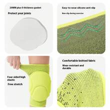 1pc Volleyball Knee Pad, Thick Padded Knee Support For Training, Dancing, Fitness, Joint Protection, Soft & Elastic, Breathable, Suitable For Basketball, Football, Wrestling, Dance, Yoga, Adults - Multicolor - View 4