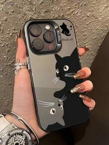 Ốp lưng điện thoại hình mèo úp ngược đơn giản và phù hợp với những người sành điệu. Ốp lưng chống rơi và chống trượt, tương thích với iPhone 16 Pro Max/15/14/13/12/11, Galaxy A33 5G/A32 4G/A52 5G & 4G/S20 FE/S21 FE, A14 4G & 5G, S23/S23 Plus/S23 Ultra/S23 FE, A55 5G, S24/S24 Plus/S24 Ultra, A05/A05s, A15 4G & 5G, Ốp lưng bảo vệ thời trang, chống nước, chống sốc, chống trầy xước. - Xám - Xem 2