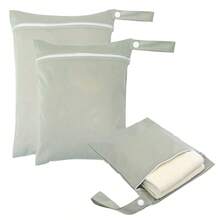 2 Sacos Impermeáveis (Tamanho M + Tamanho P), Impermeáveis e Reutilizáveis, com Zíper, para Viagem, Praia, Piscina, Natação, Fraldas de Bebê, Roupas Molhadas de Academia e Yoga, Roupas de Banho, Lenços Umedecidos, Presentes para Mulheres, Presentes de Natal, Ideias de Presentes para Mulheres