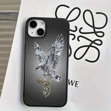Fundas y carcasas protectoras para teléfono con diseño de murciélago negro y orificios grandes. Compatibles con phone 16 Pro Max, 16, 15 Pro, 14, 14 Plus/14 Pro Max, 13, 13 Pro, 12 Pro, 11/11 Pro y la serie Pro. Regalos para cumpleaños y festividades - Negro - Ver 6