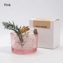 1pc No-Flame Jasmine Aroma Diffuser Set, Lavender/Rose Essential Oil Diffuser Stone, Jasmine Essential Oil Diffuser, Fragrance Stone Diffuser, Home Fragrance Set, Living Room/Bedroom/Bathroom Diffuser, Air Purifier, Sleep Aid, Glass Base, Pink/Orange/Green, Includes 1/6 Bottle Jasmine/Lavender/Rose Essential Oil - Jasmine - View 11