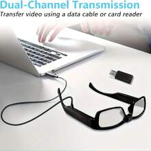 1pc Smart Glasses Camera 1080P Digital Video Recorder Camcorder Eye Protection DV Sports Action Camera For Traveling, Camping & Outdoor Activities, Adventure Gear, Modern Eyewear, Functional Design, Travel Recording, Compact Design, Highquality Lens, Sports Goggles, Content - màu đen - Xem 4