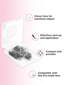 ARTSTAR 4D/5D/6D Lashes 500 Fans Loose Fans Slim Narrow Sharp Stem Pointy Base Loose Fans Medium Stem Thin Premade Volume Fans Eyelashes