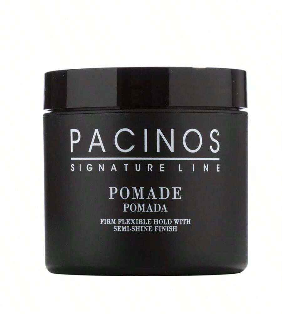 Pacinos Pomade - Flexible Hold, Frizz Control - High Shine Pomade For All Hair Types - 4oz - ColorA - View 1