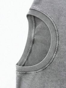 1pc Creative And Versatile, "THE MASTERS" Golf Pattern, Golf Shirt, Men's And Women's T-Shirts, 230G Wash Cotton High-Quality Cotton Printed T-Shirts, Suitable For Street Retro And Outdoor Sports And Leisure, Y2K Style Outfit, Ball Sports T-Shirts, Perfect Gifts. Men's Clothing Shirts - 灰色 - 查看 6