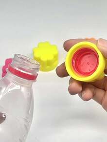 硅胶开瓶器工具，防滑省力设计，旅行厨房用品，耐用易清洁 - 彩色 - 查看 3