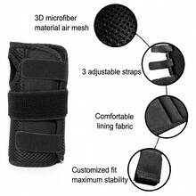 Carpal Tunnel Wrist Brace Support With 3 Straps And Metal Splint Stabilizer For Men Women - Multicolor - View 11