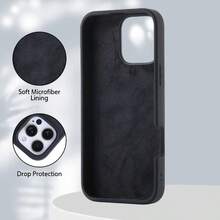 GYJ    360 Rotatable Magnetic Ring Stand For IPhone 16 Pro Max Case 6.9 Compatible With MagSafe With [2X Screen Protectors+1x Lens Protector] Shockproof Drop Protection Silicone Case Black153 - 黑色 - 查看 6
