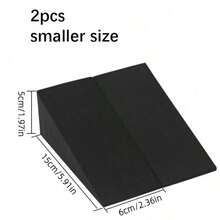 可调节楔形坡道/小腿拉伸器 - 适用于瑜伽、举重和腿部康复训练 - 增强腿部力量和平衡性，瑜伽砖可改善稳定性训练，提升腿部力量和平衡性 - 耐用的黑色健身器材，适用于举重、腿部康复和深度拉伸，表面光滑，结构坚固，是健身用户的训练配件 - 彩色 - 查看 14