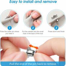 10/30 szt. metalowych zapięć z blokadą na szpilkę - wytrzymały stop, emaliowane szpilki do klapy, do tworzenia biżuterii, rękodzieła, szycia i projektów DIY - bezpieczne metalowe zapięcie do broszek, szpilek i akcesoriów, materiały do rękodzieła, eleganckie metaliczne wykończenie, metalowa konstrukcja, metalowa szpilka, agrafka, szpilka do plecaka, uchwyt na kołnierzyk, zapięcie do broszki, materiały do tworzenia broszek, szpilka do broszki do rękodzieła