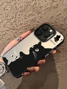 Ốp lưng điện thoại hình mèo úp ngược đơn giản và phù hợp với những người sành điệu. Ốp lưng chống rơi và chống trượt, tương thích với iPhone 16 Pro Max/15/14/13/12/11, Galaxy A33 5G/A32 4G/A52 5G & 4G/S20 FE/S21 FE, A14 4G & 5G, S23/S23 Plus/S23 Ultra/S23 FE, A55 5G, S24/S24 Plus/S24 Ultra, A05/A05s, A15 4G & 5G, Ốp lưng bảo vệ thời trang, chống nước, chống sốc, chống trầy xước. - Xám - Xem 4