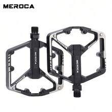 1 Pair Mountain Bike Pedals, Aluminum Alloy Bearing Pedals, DU Pedal Pads, Bicycle Accessories With 20 Anti-Slip Pins, CNC Machined Flat Platform Pedals, 9/16" Lightweight Platform, Suitable For Road Bikes, Mountain Bikes, BMX - Multicolor - View 12