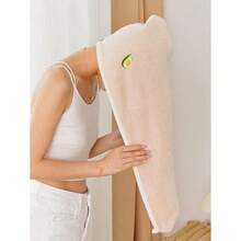 1 pieza Gorro de secado de cabello de moda, disponible en múltiples patrones, diseño de gorro cómodo para el peinado, material de felpa coral absorbente y suave, talla única para todos, adecuado para decoración del hogar y el baño, decoración de otoño, gorro de vuelta al colegio