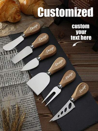 Faca de Manteiga Personalizada de Aço Inoxidável, Espátula de Manteiga de Aço Inoxidável Personalizada, Faca de Espátula de Manteiga com Cabo de Madeira, Faca Espátula para Queijo, Geléia, Cobertura, Creme, Utensílios Essenciais de Cozinha, Estilo Tronco Natural, Jantar Familiar, Uso em Festa, Uso no Chá da Tarde, Uso na Cozinha, Suprimentos de Cozinha, Suprimentos de Restaurantes de Alta Qualidade, Lavável na Máquina de Lavar Louça, Presente de Cozinha Altamente Atraente para Mães, Chefs e Amantes de Comida