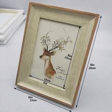 Marco de fotos decorativo de 4x6 pulgadas, para colgar o de pie, marco de fotos de moda para pared - Multicolor - Ver 7