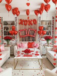 Bộ 5/6 bóng bay hình khung ảnh ngày Galentine, bóng bay chữ XOXO màu đỏ 16 inch, bóng bay phông nền khung ảnh bơm hơi, phông nền chụp ảnh, ngày hội gia đình, tiệc hội chị em, thích hợp cho lời tỏ tình ngày Valentine, hẹn hò cặp đôi, tiệc độc thân, tụ họp chị em, kỷ niệm ngày cưới, sinh nhật bất ngờ cho cặp đôi, trang trí phòng, thêm chút ngọt ngào và lãng mạn. - Nhiều màu - Xem 4