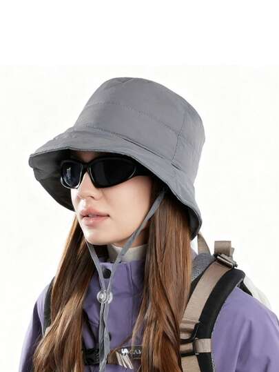 1 件，渔夫帽，多种颜色，秋冬季，防晒，加厚，防风防寒，温暖，时尚多功能，耳朵保护，渔夫帽，户外活动，日常通勤，防风绳设计，情人节礼物，万圣节礼物，送给他的礼物......