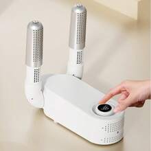 Purple Light Activated Carbon Fast Heating Shoe Dryer, Foldable And Storable, Intelligent Timing And Constant Temperature System, Fast Shoe Drying Artifact - White - View 4