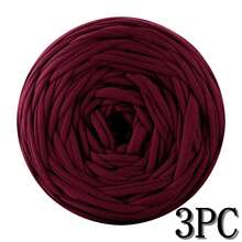 1/3 Pcs T-Shirt Yarn, Woven Fabric Knitted Yarn, Used For Crocheting And Knitting Bags, Cushions, Dolls, Handicraft Crochet Projects - Multicolor - View 29