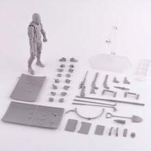 1 件 PVC 艺术人偶，精致的 BJD 身体，苗条的肌肉男/女收藏娃娃 - 动漫爱好者的理想选择，模特姿势 | 艺术表达 | 复杂的铰接结构，动漫角色 - 彩色 - 查看 4