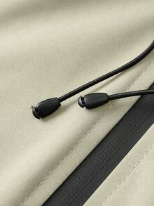 Herren Kapuzenjacke mit Kordelzug aus Softshell, Windjacke für den Outdoor-Sport mit großen Fronttaschen, Reißverschlusstaschen an den Seiten, geeignet für den täglichen Gebrauch, vielseitig und beliebt, Herbst