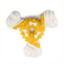 Durable Dog Chew Toy For Teeth Cleaning - Durable Nylon Teeth Stick With Interactive Puzzle Design, Perfect For Small And Medium Dog Breeds, Promotes Healthy Chewing And Play, Suitable For Aggressive Chewers - Màu Hồng Tươi - Xem 5