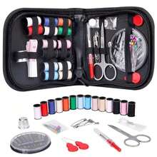1 Set Portable Sewing Kit, Home Sewing Tools, Thread Box, Mending Needles, Sewing Accessories (Random Color)