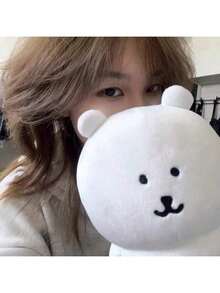 Miniso Joke Bear Genuine Peripheral Plush Basic Style Standing Doll Cartoon Cute Birthday Gift - White - View 6