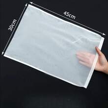 1pc Reusable Fine Mesh Nylon Filter Bag Nut Milk Yogurt Tea Beer Coffee Oil Food Strainer Net Washable Kitchen Tool