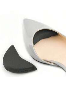 2片/4片装女士海绵前脚掌鞋垫，缓解疼痛，缩小鞋码，提升高跟鞋的贴合度、舒适度和保护性，保暖，适合闺蜜节、狗狗、嘉年华、派对装饰。