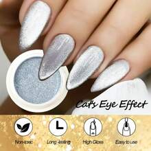 6色镀铬指甲粉，闪金闪银，打造超强金属效果，适用于指甲装饰。内含白色珍珠粉套装，适用于凝胶指甲油。美甲用品，美甲师必备，包含指甲粉、美甲配件、指甲亮粉、指甲装饰等。