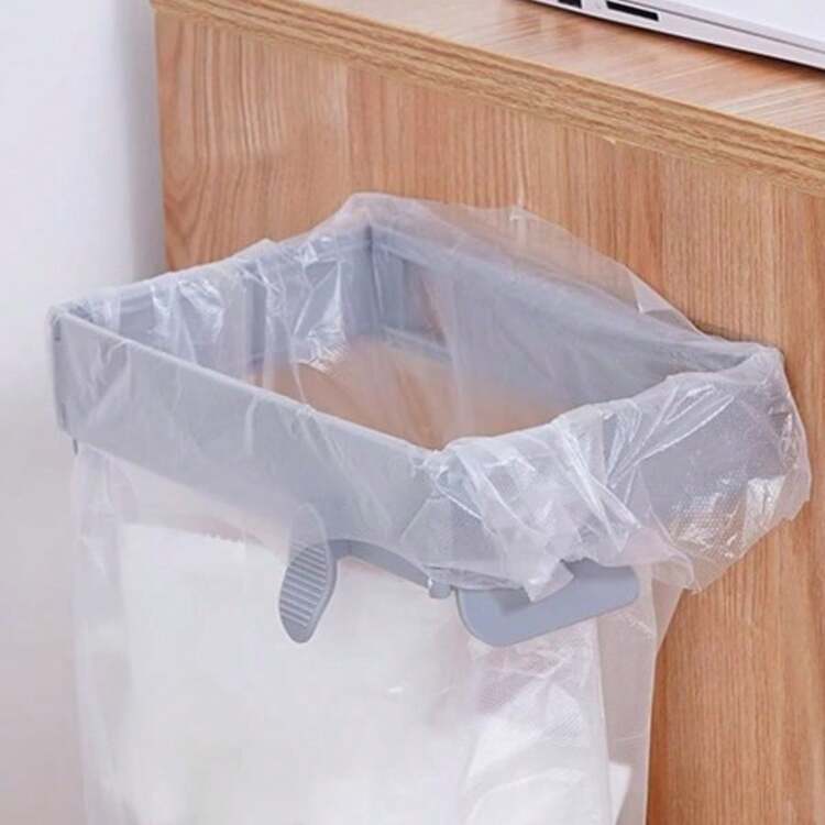 Giá đựng rác gấp gọn, không cần khoan lỗ và tiết kiệm không gian, giá đựng rác treo tường, chống mùi hôi và chống rò rỉ, giá đựng rác gấp gọn đặt cạnh bàn bếp/phòng tắm/văn phòng, khả năng chịu tải cao, khóa cài chắc chắn, túi rác không bị rơi, thiết kế gấp gọn siêu mỏng, treo tường không chiếm diện tích, giá đựng rác gấp gọn bằng nhựa có thể thu gọn cho tủ bếp. - Xám - Xem 5