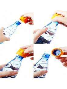 硅胶开瓶器工具，防滑省力设计，旅行厨房用品，耐用易清洁 - 彩色 - 查看 9