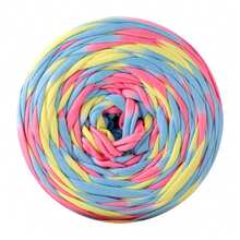 1/3 Pcs T-Shirt Yarn, Woven Fabric Knitted Yarn, Used For Crocheting And Knitting Bags, Cushions, Dolls, Handicraft Crochet Projects - Multicolor - View 167
