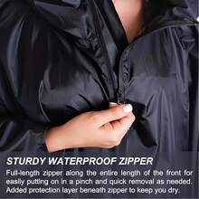 一件轻便拉链连帽雨衣，带口袋，防水便携，适合成人户外活动保暖，也适合闺蜜节、送给小狗、嘉年华、派对装饰、春夏精选、伴娘礼物、房间装饰、卧室装饰、海滩、旅行、男女皆宜、度假等场合。 - 彩色 - 查看 12