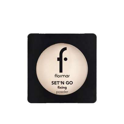 Flormar Setn Go Fixing Powder Compact Powder 001 Banana 8 G