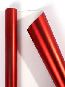 1 Roll Matte Metal Wrapping Paper, Christmas Matte Wrapping Paper Rolls, Gold, Green And Red, Gift Wrapping Paper, Perfectly Suitable For Weddings, Valentine's Day, Birthdays, Christmas, DIY Bouquets, Metallic Texture Christmas Gift Wrapping Paper, DIY Christmas Element Decorative Paper For Accessories, Solid Color Patterns, Matte Wrapping Paper, Halloween, Thanksgiving Decoration, Autumn, Winter