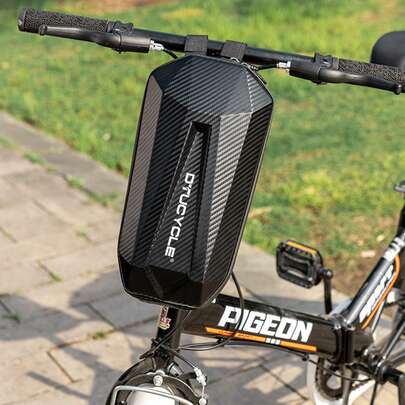 1 Stück reflektierender 3L wasserdichter Elektroroller und Fahrrad Lenkerkorb, abnehmbarer Elektroroller Tasche, aufgerüstete Version Fahrradtasche, universelle vordere Hängetasche, zum Tragen von Ladewerkzeugen und Schlössern Roller Zubehör, kompatibel mit M365/ES und anderen Serien von Elektrorollern, Motorrad, Laufrad, Fahrrad Taschen