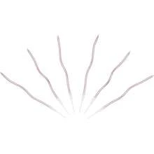 Vela Curva en Espiral, Velas Decorativas Curvas para Pastel de Cumpleaños 15 CM - Rosa Metálico - Ver 13