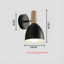 1pc Nordic Macaron Wall Lamp, Bedroom Bedside Lamp, Modern Minimalist Dining Room Hallway Staircase Living Room Lighting, Night Light - Small Macaron Wall Lamp - View 18