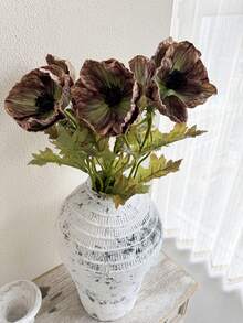 1 قطعة/70 سم طول زهرة اصطناعية من الزنبق الواقعية، مناسبة لديكور الزفاف والأعياد والمناسبات المنزلية، كلاسيكية وعتيقة لجميع المواسم، ديكور عيد الميلاد وعيد الهالوين