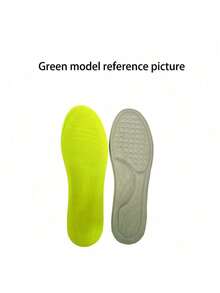 1 para sportowych wkładek do butów z amortyzacją PU, sportowe wkładki amortyzujące 4D, miękkie wkładki PU, miękkie i oddychające, wysoka elastyczność, amortyzacja wstrząsów i potu, unisexowe wkładki do biegania, brak zmęczenia stóp, masaż lateksowy, uniwersalne wkładki