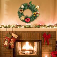 3pcs Natural Grapevine Wreath Rattan Wreath Dried Round Ring For DIY Christmas Craft, Front Door Wall Hanging, Wedding And Party Decor, Photo PropsTwig