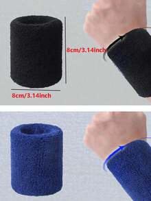 Custom Sports Wristbands, Custom Name Wristbands, Moisture-Wicking Wristbands For Women, Customizable Name, Suitable For Tennis, Basketball, Running, Yoga, Gym, Fitness Accessories, Exquisite, Simple, High-Quality Customization, Multi-Color - Multicolor - View 9