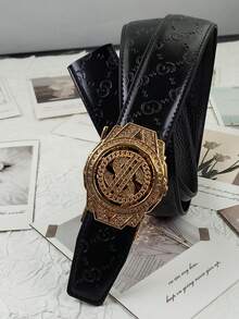 Cinturón de hombre 2025, cinturón de vestir de alta calidad para uso casual y de negocios, ideal para el uso diario, regalo perfecto para familiares y amigos, regalo para el Día del Padre