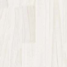 Side Cabinet White 60x36x84 Cm Solid Pinewood - White - View 6