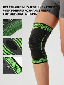 JINGBA SUPPORT 1 件运动护膝 - 弹性压缩护具，适合健身、健身房和户外活动，男女适用
