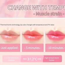 YZAK 1 pièce Baume à lèvres en gelée de fruits 0,12 oz, hydratant, changeant de couleur selon la température, longue tenue, nourrissant. Convient à tous les types de peau