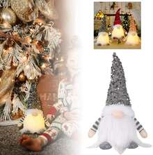 1PCS/3PCS/5PCS Christmas Gnome Handmade Sequins Hat Christmas Decoration Dwarf Christmas Luminous Faceless Doll Ornaments Light Up Elf Fall Gnomes Thanksgiving Table Christmas Gnome Handmade Sequins Hat Christmas Decoration Dwarf Christmas Luminous Faceless Doll Ornaments Light Up Elf Fall Gnomes Thanksgiving Table Decor
