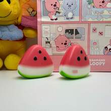 1pc - [2025 New Model] Soft Watermelon Squeeze Toy, Realistic Watermelon Slice Texture, Cool And Squishy, Creative Fruit Stress Relief Toy, Perfect Gift - Multicolor - View 11